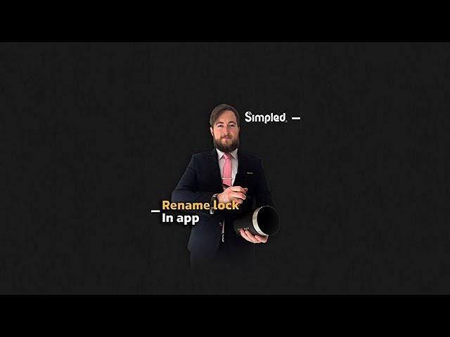 How to Rename Simpled Lock in TTLock App (top tips)